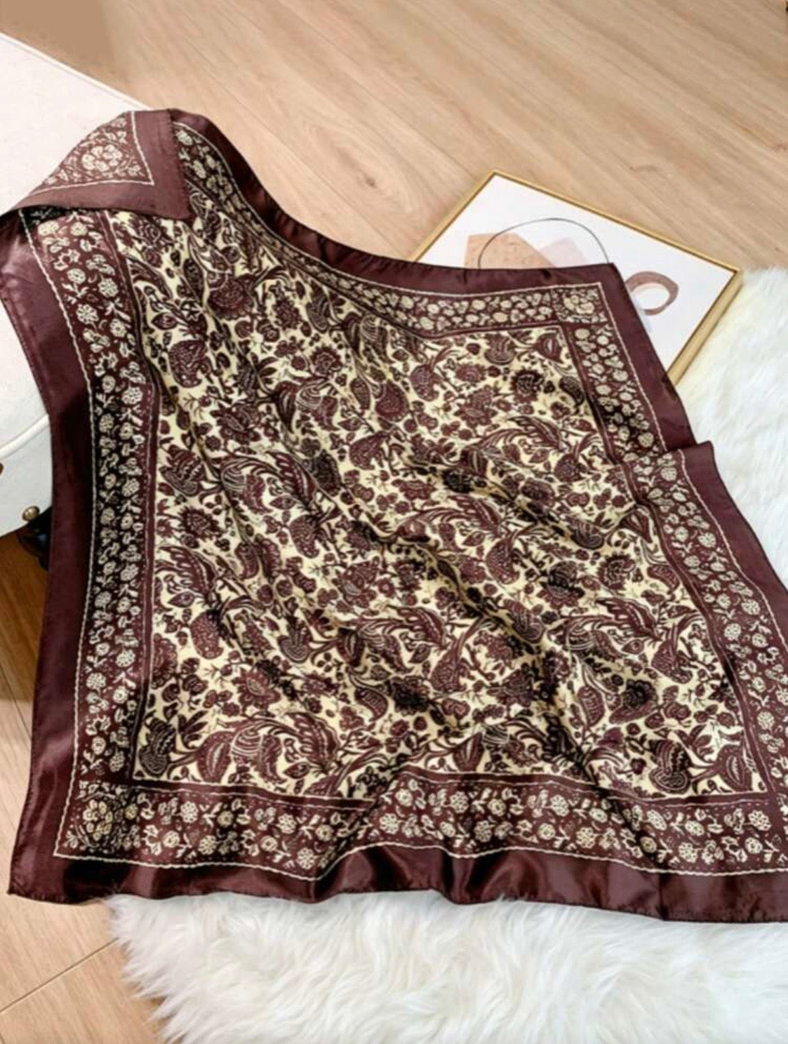 Brown Bohemian Scarf