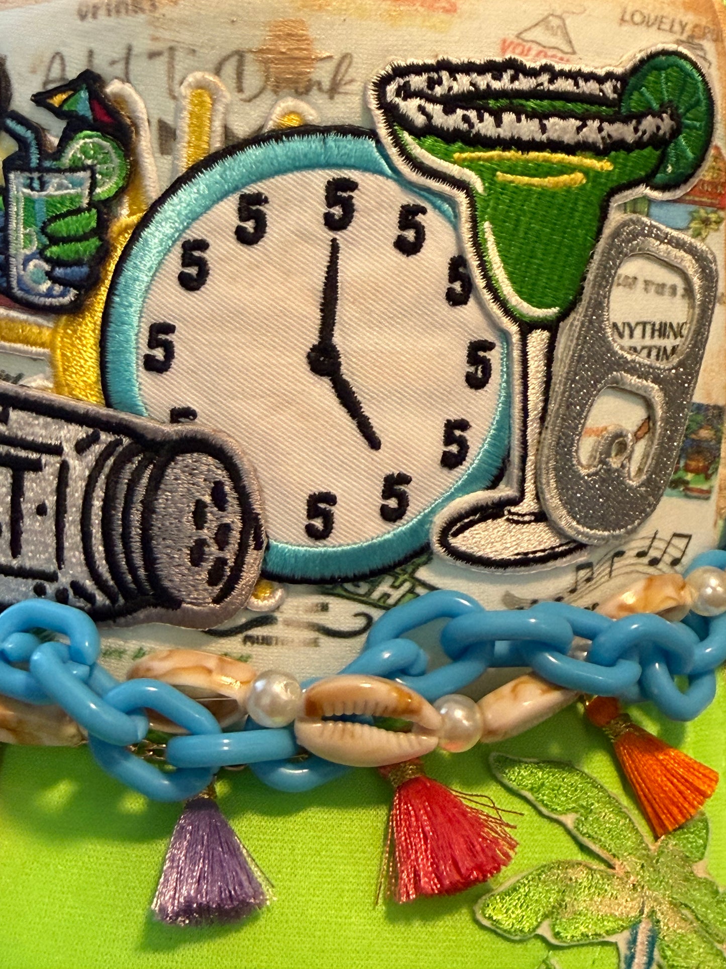 Blu Coconut Parrot Trucker