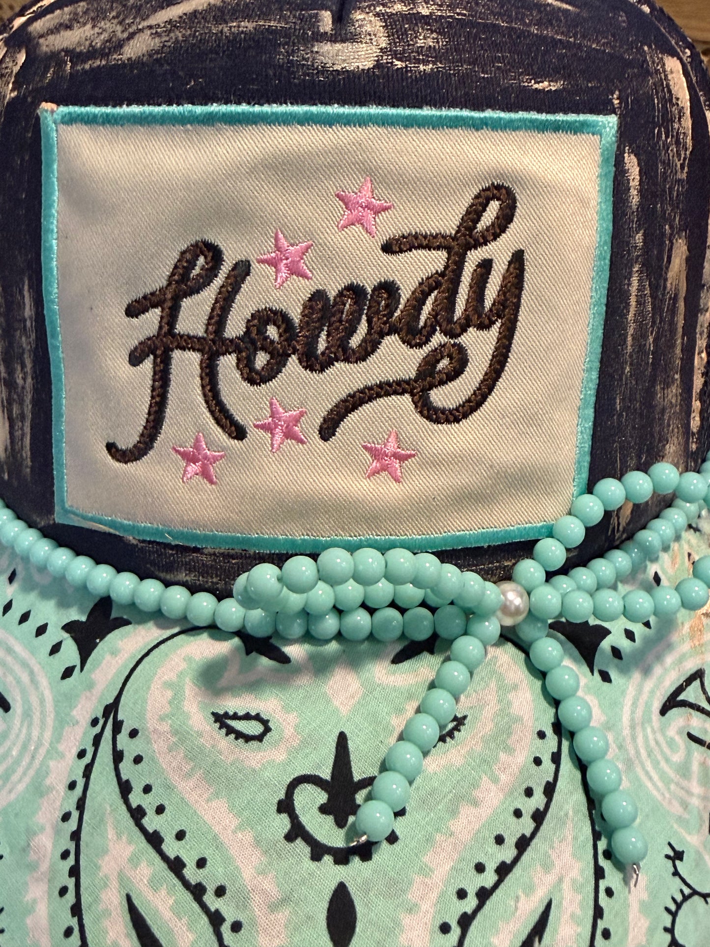 Blu Coconut Navy Howdy Trucker Hat