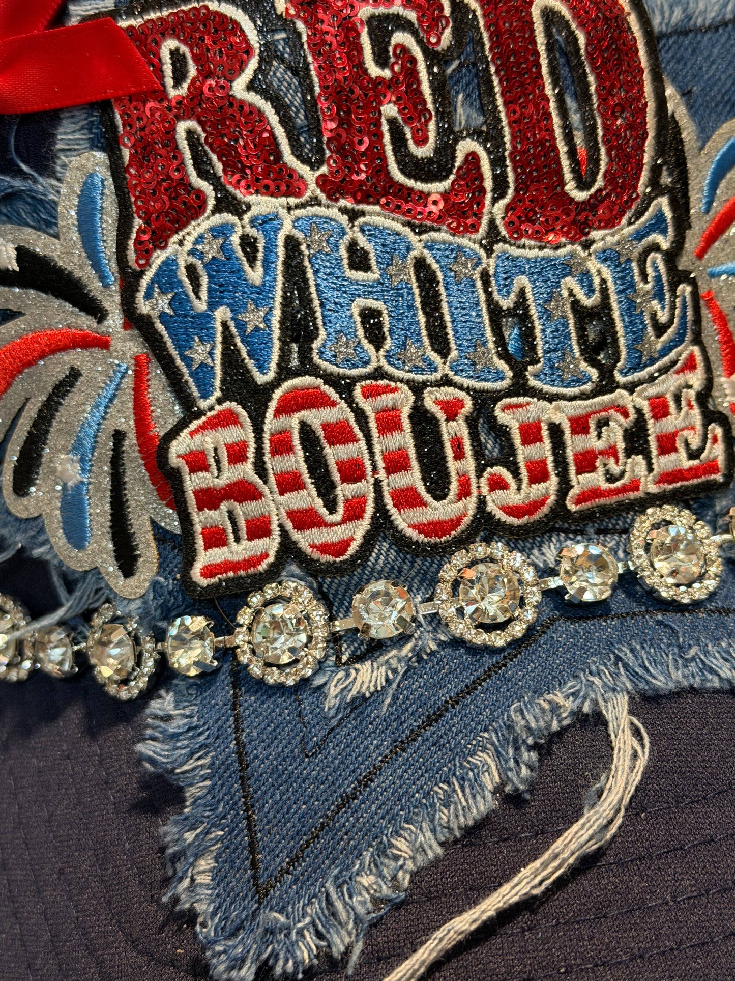 Blu Coconut Boujee Denim Trucker