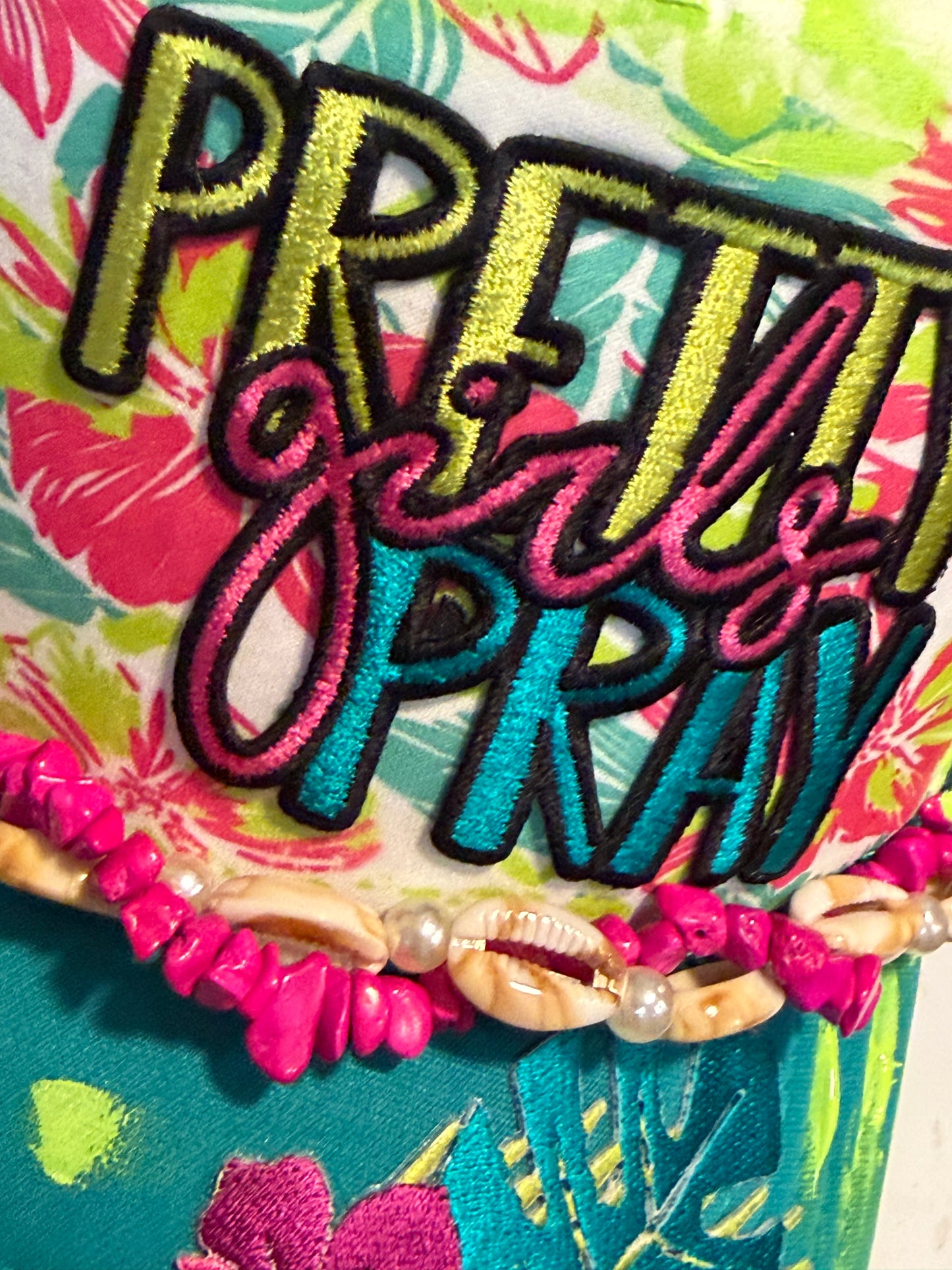 Blu Coconut Pretty Girls Pray Trucker