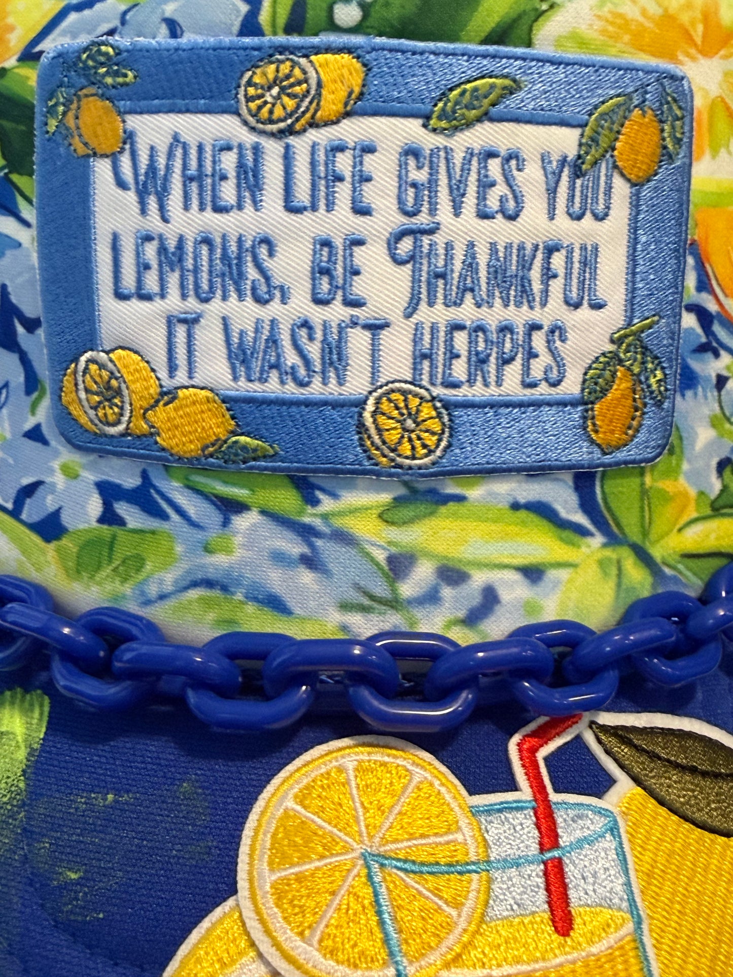 Blu Coconut Lemons Trucker