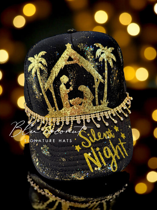 Silent Night Trucker Hat