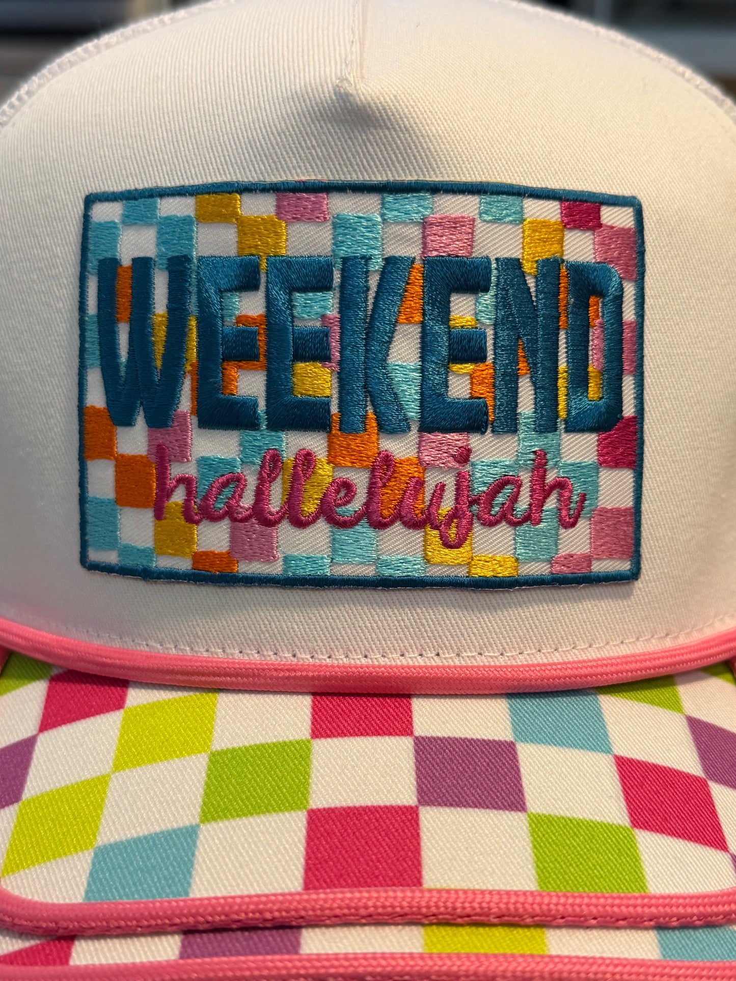 Blu Coconut Weekend Hallelujah Canvas SnapBack Hat ✨