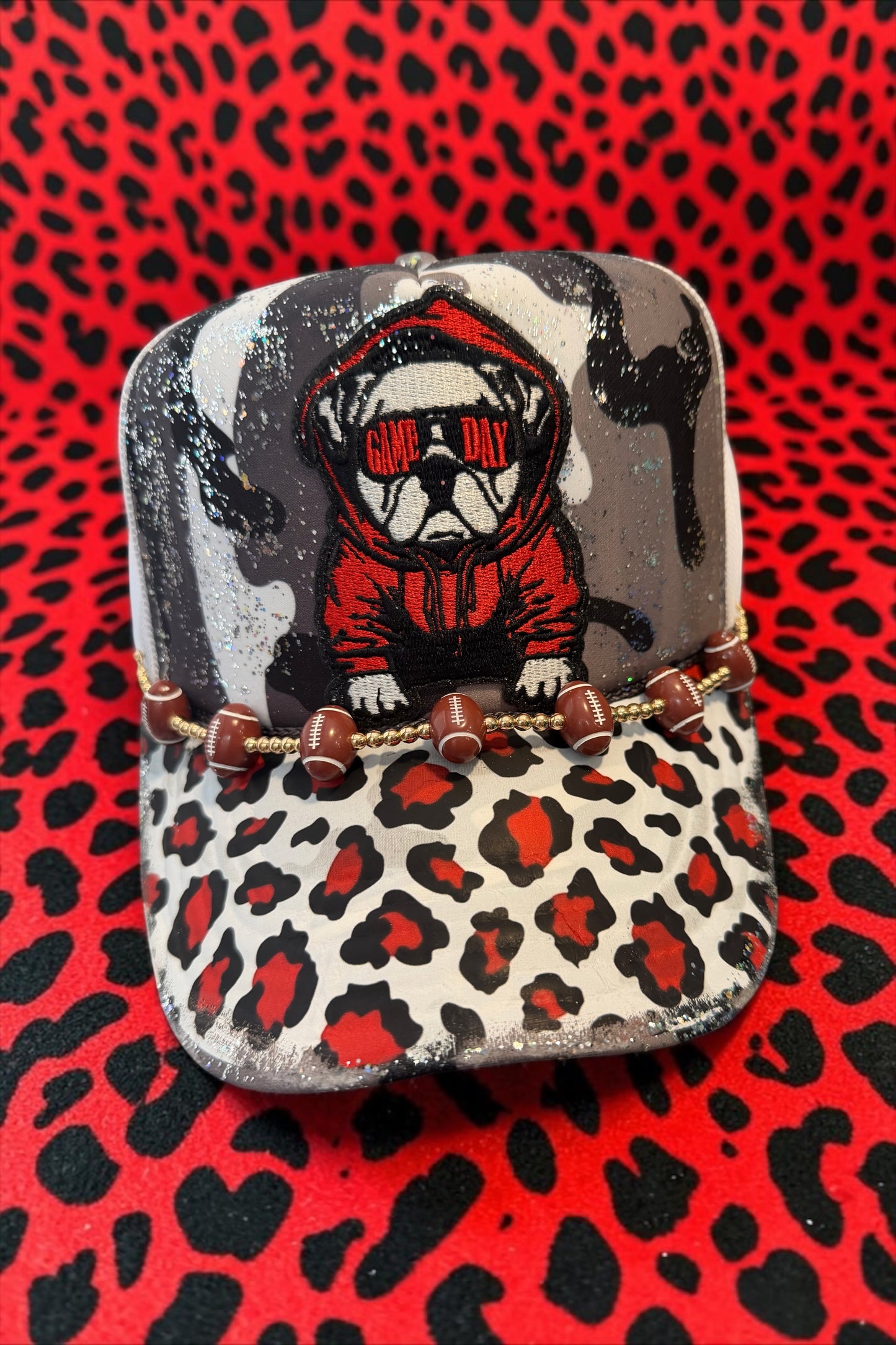 Blu Coconut Black Camo Trucker Hat.
