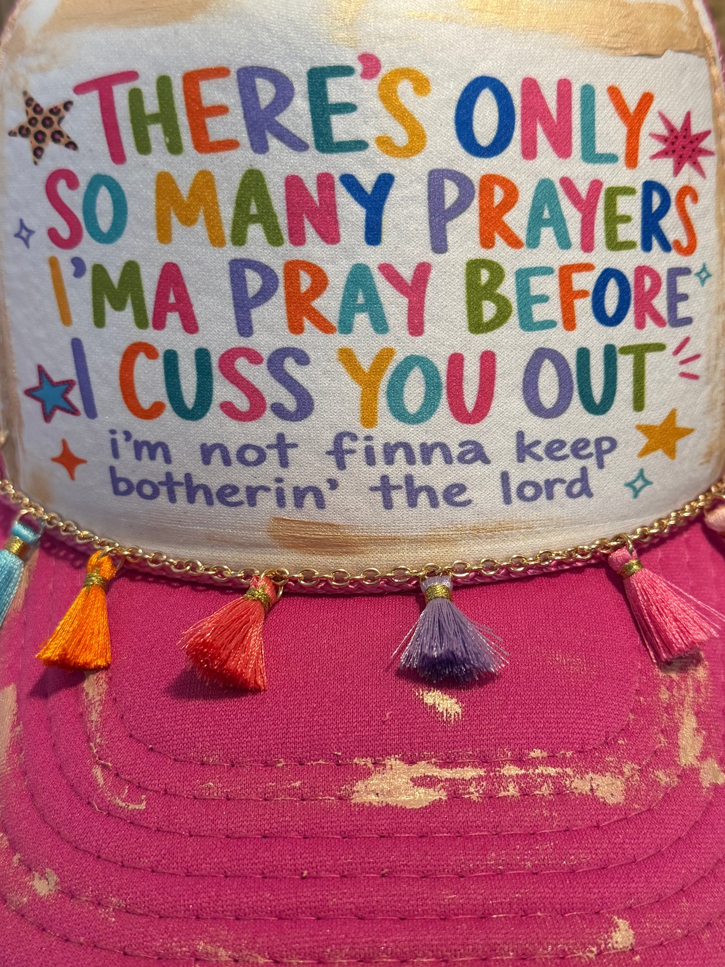 Blue Coconut so many prayers Trucker Hat