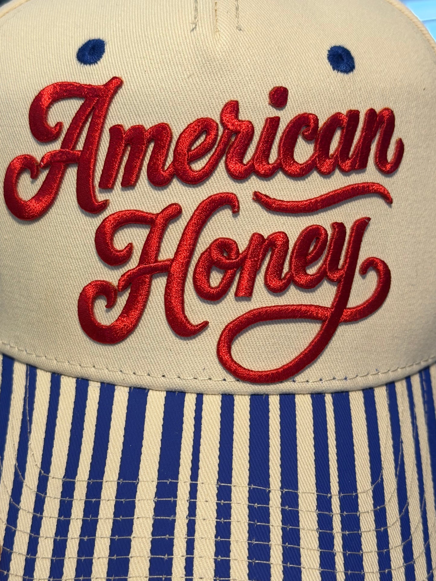 Blu Coconut American Honey Canvas Trucker