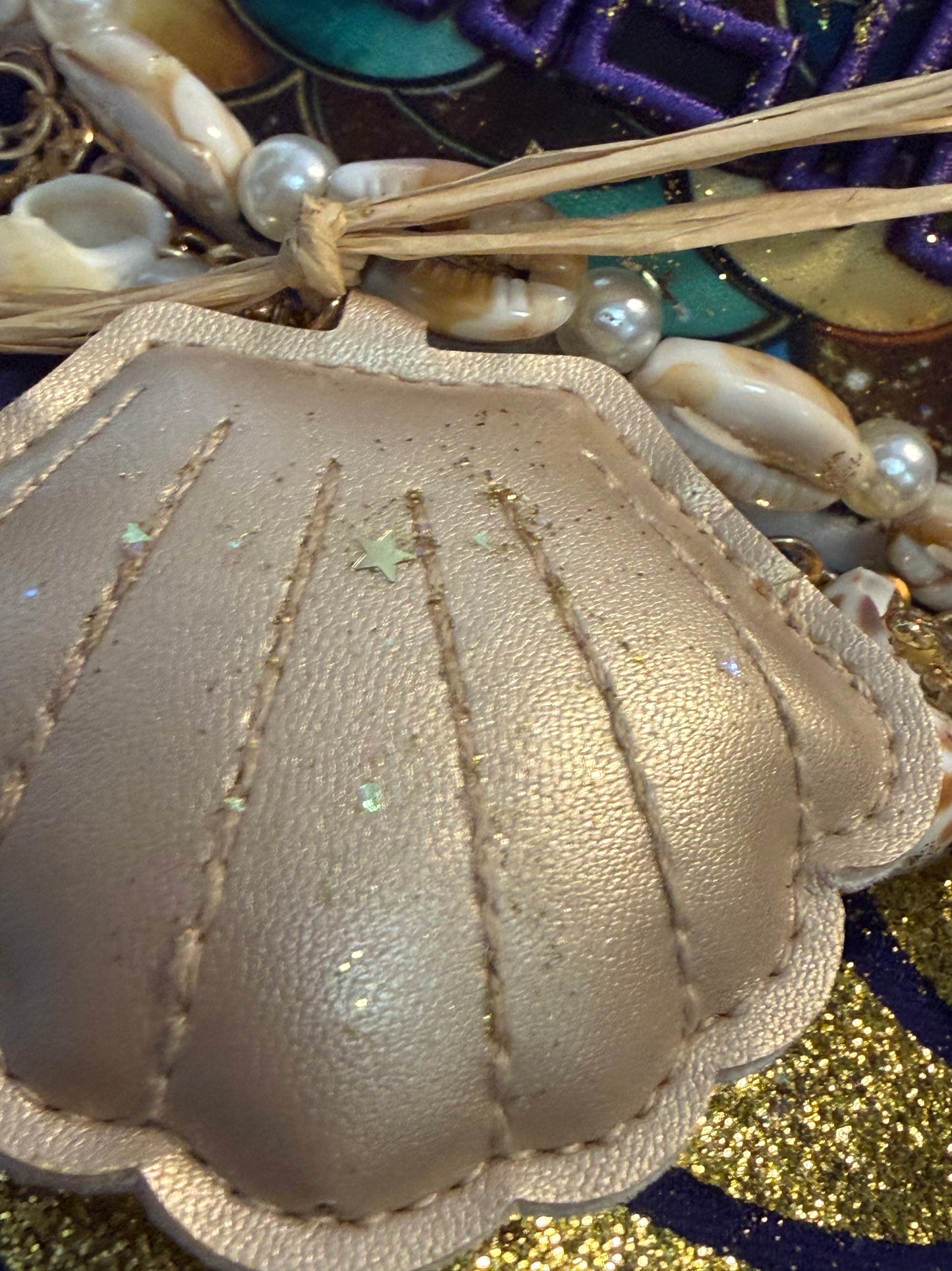 Blu Coconut Mermaid Shell Trucker