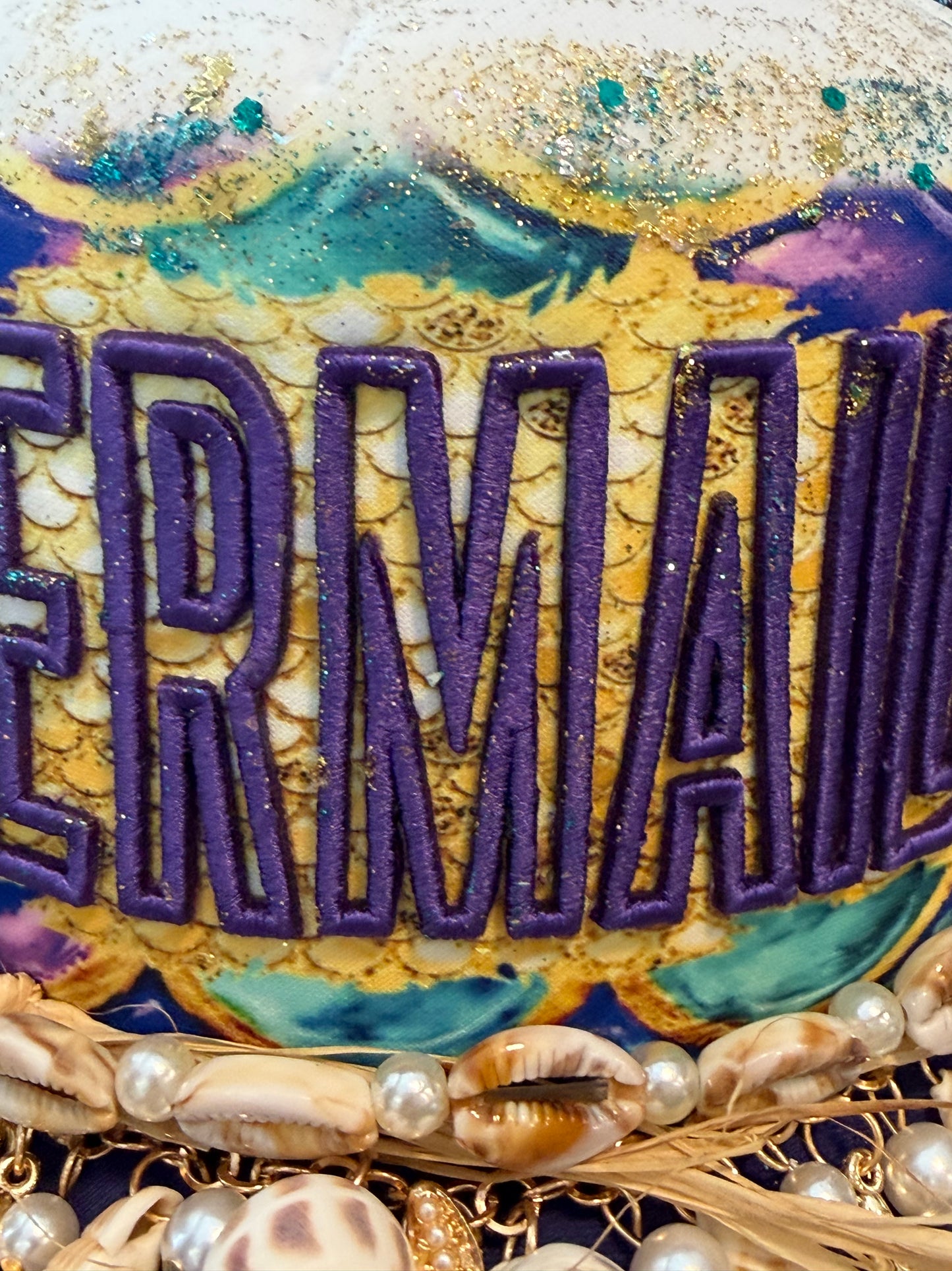 Blu Coconut Mermaid Trucker
