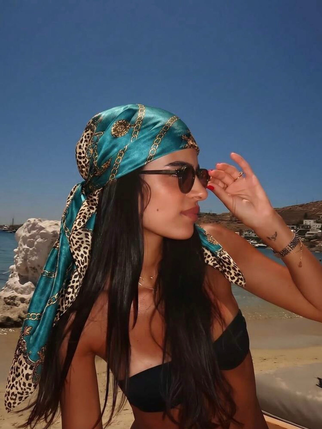 Blue/Green Scarf