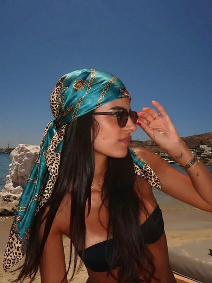 Blue/Green Scarf