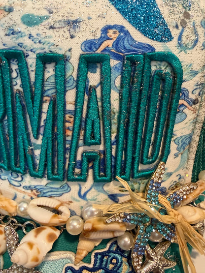 Blu Coconut Jade Mermaid Couture Trucker