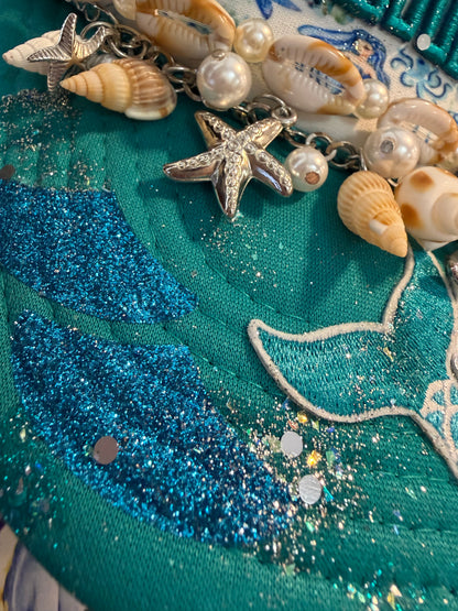 Blu Coconut Jade Mermaid Couture Trucker