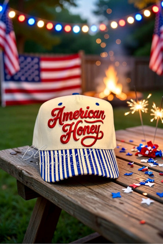 Blu Coconut American Honey Canvas Trucker