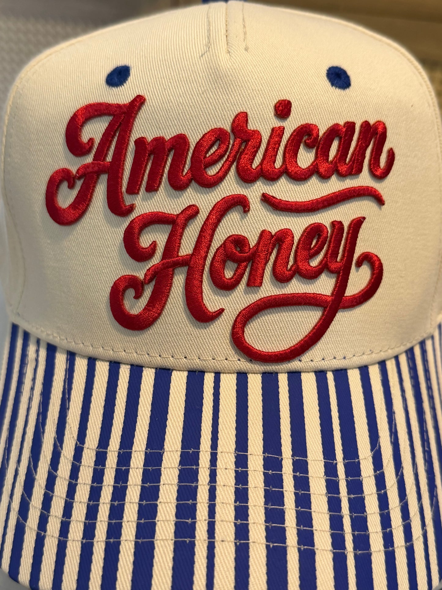 Blu Coconut American Honey Canvas Trucker