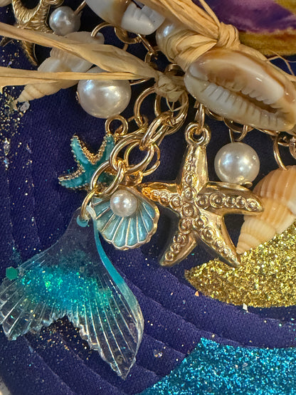 Blu Coconut Mermaid Trucker