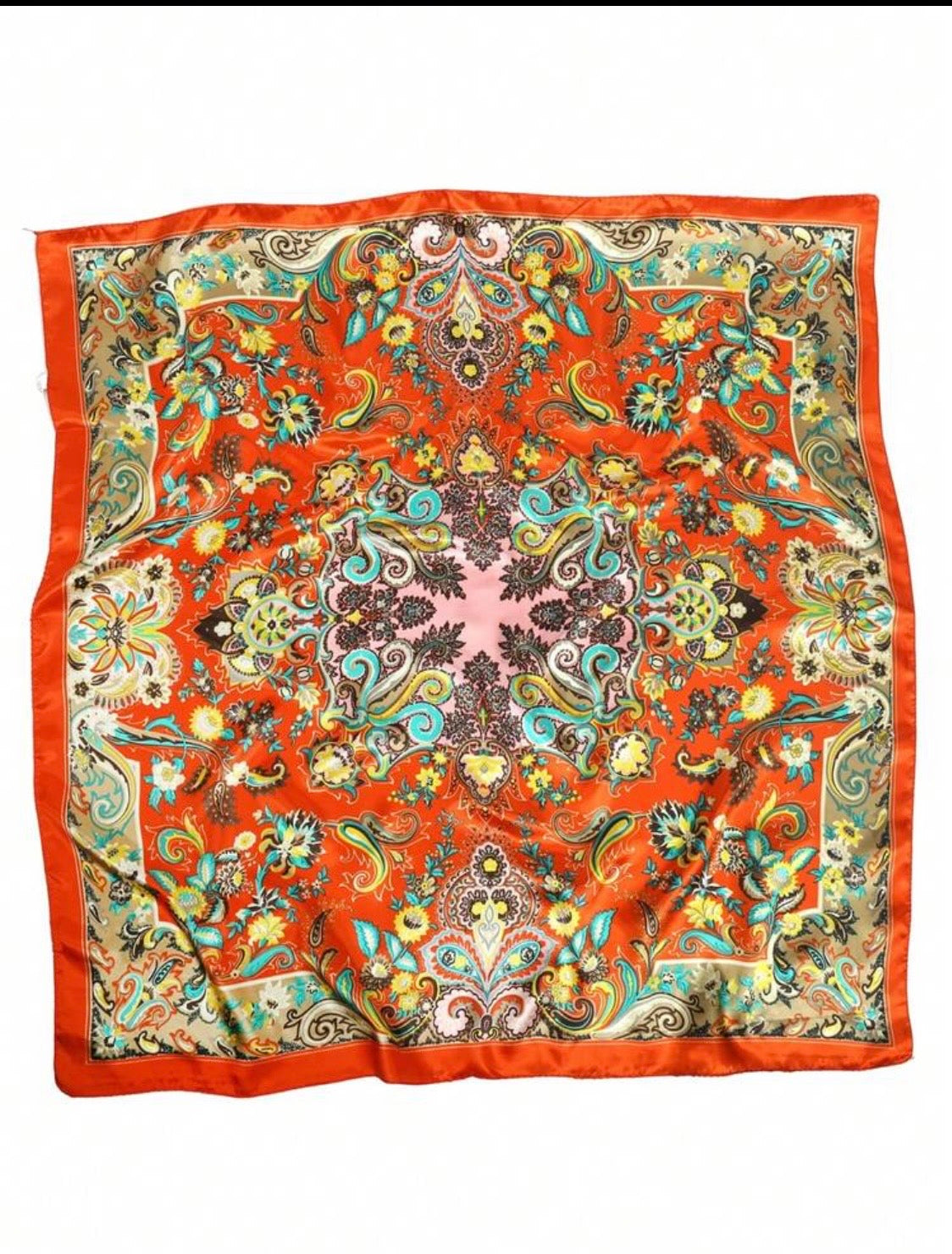 Orange & Red Scarf