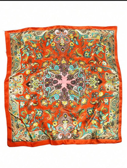Orange & Red Scarf