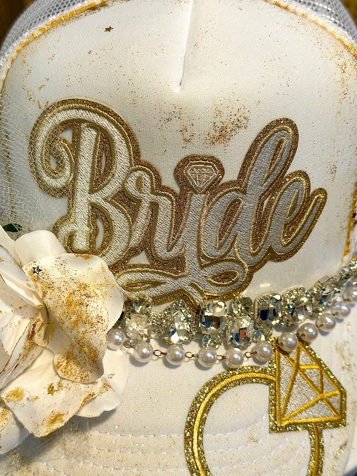 Blu Coconut Bride Trucker