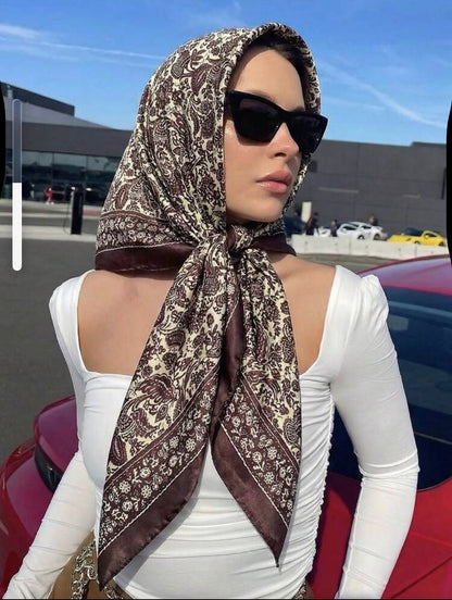 Brown Bohemian Scarf