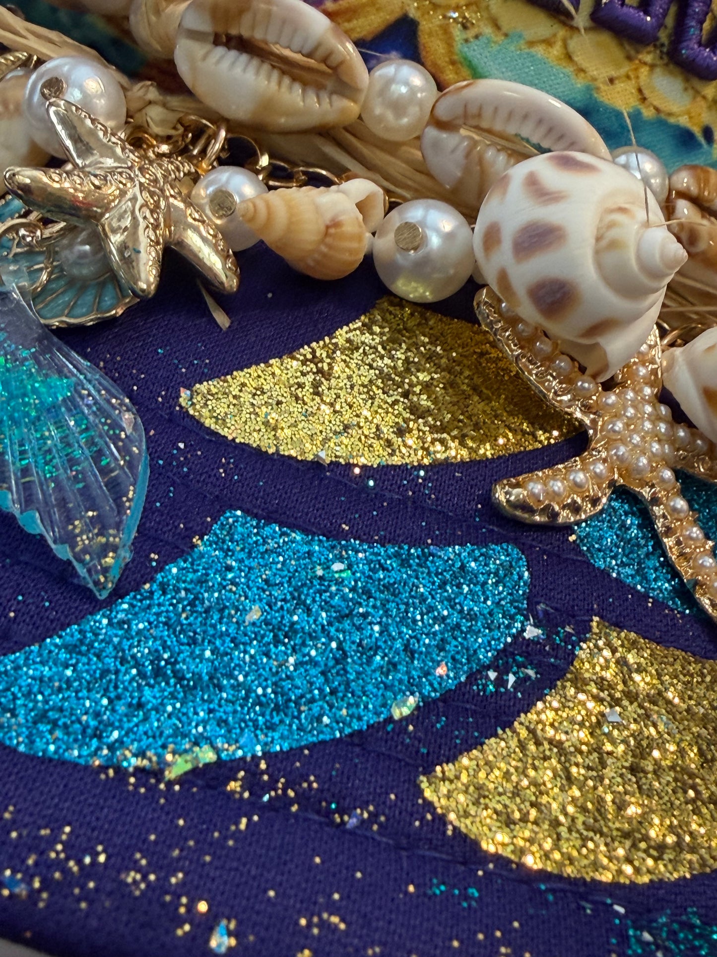 Blu Coconut Mermaid Trucker
