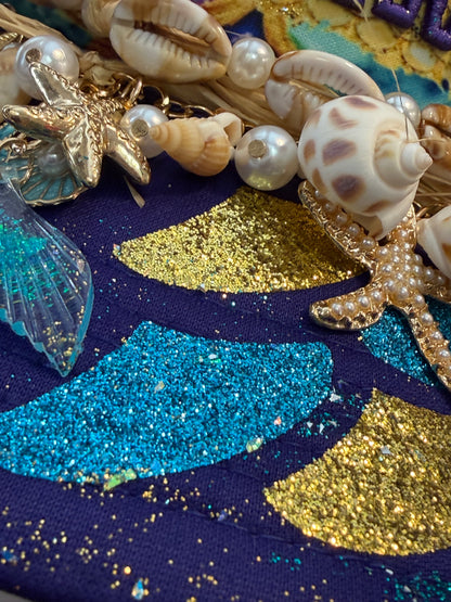 Blu Coconut Mermaid Trucker