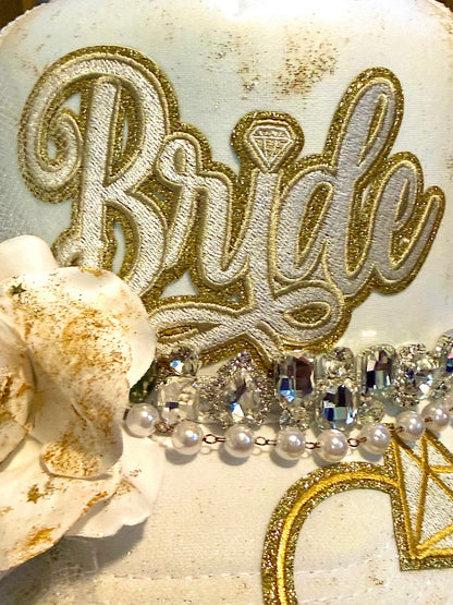 Blu Coconut Bride Trucker