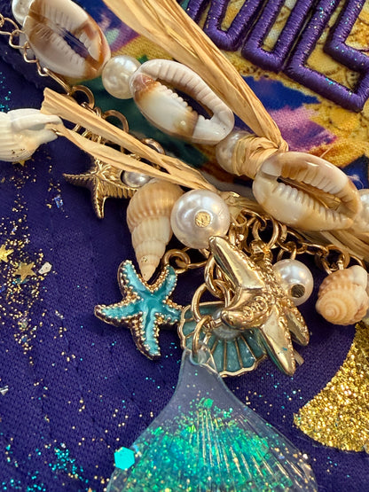 Blu Coconut Mermaid Trucker