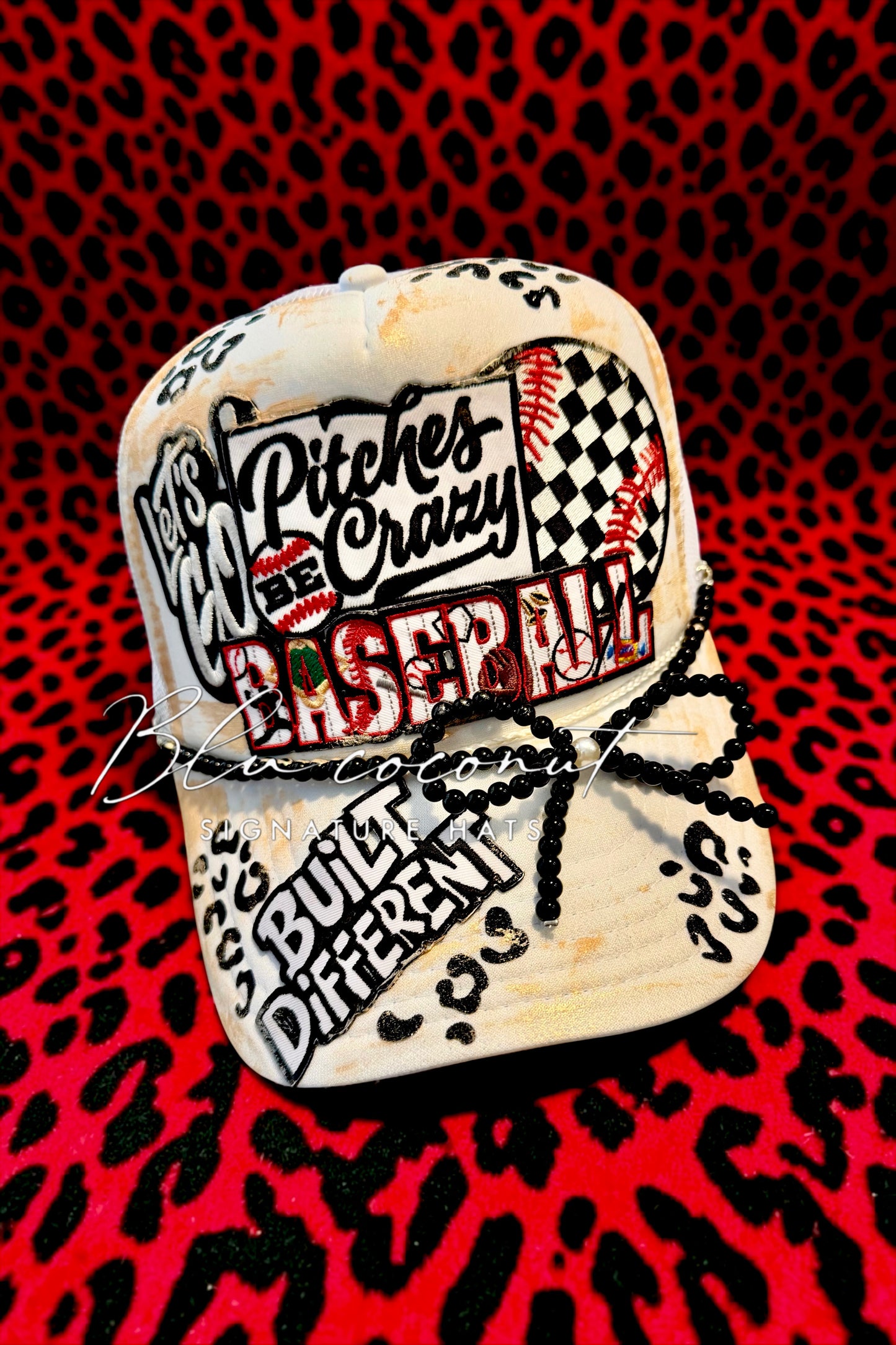 Blu Coconut 🔥 Pitches Crazy – Built Different Baseball Trucker Hat! ⚾