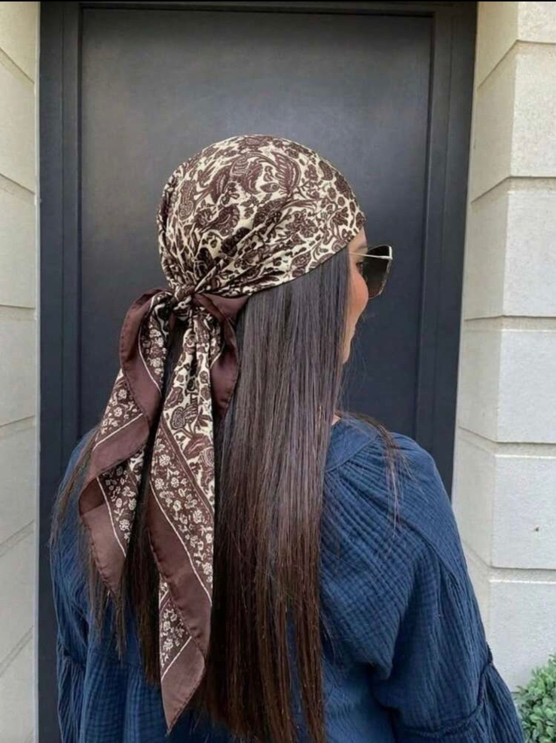 Brown Bohemian Scarf
