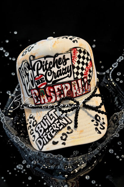 Blu Coconut 🔥 Pitches Crazy – Built Different Baseball Trucker Hat! ⚾
