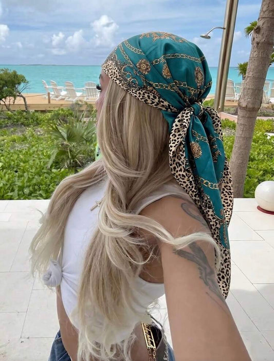 Blue/Green Scarf