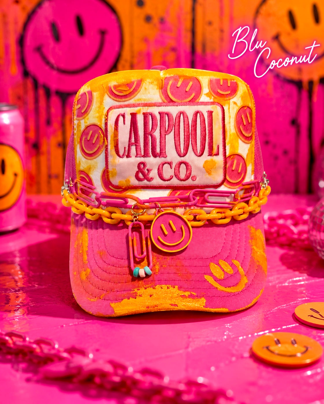 Blu Coconut Carpool & Co. Trucker