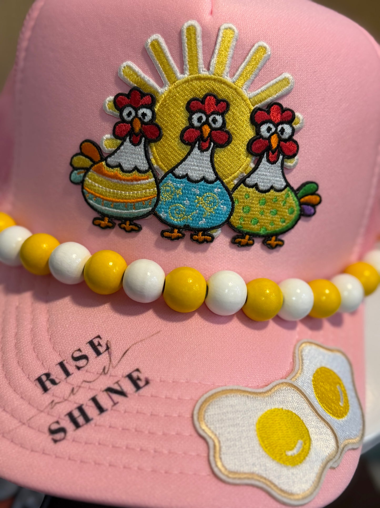 Blu coconut rise and shine chicken Trucker