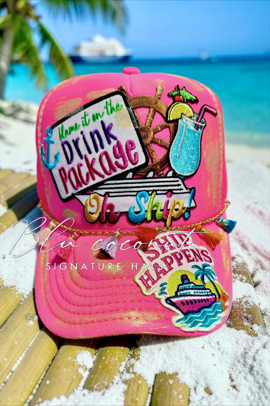 Blu coconut Oh Ship Trucker