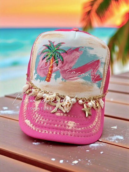 Blu Coconut Trucker Hat