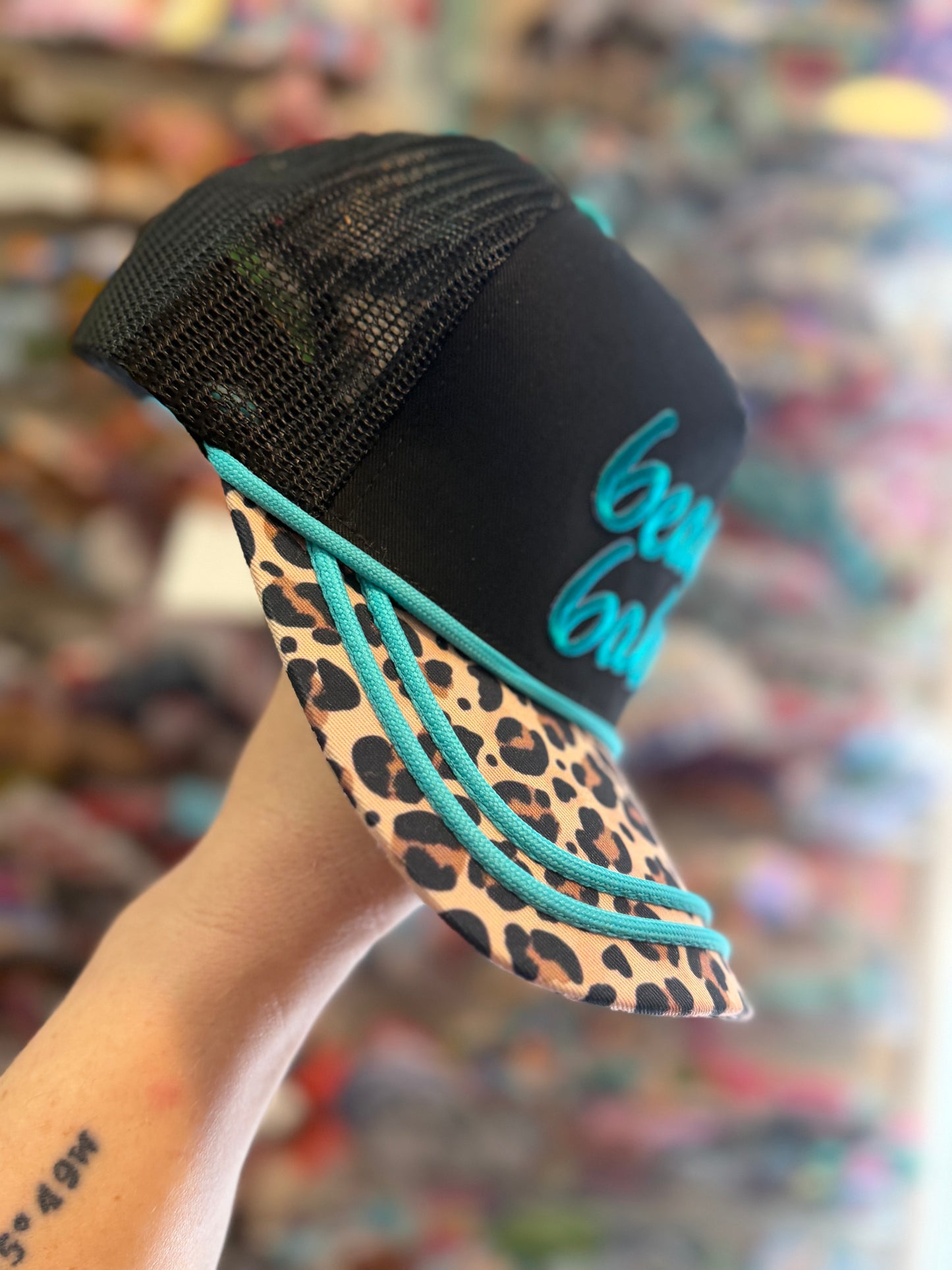 Blu Coconut Beach Babe Structured Trucker