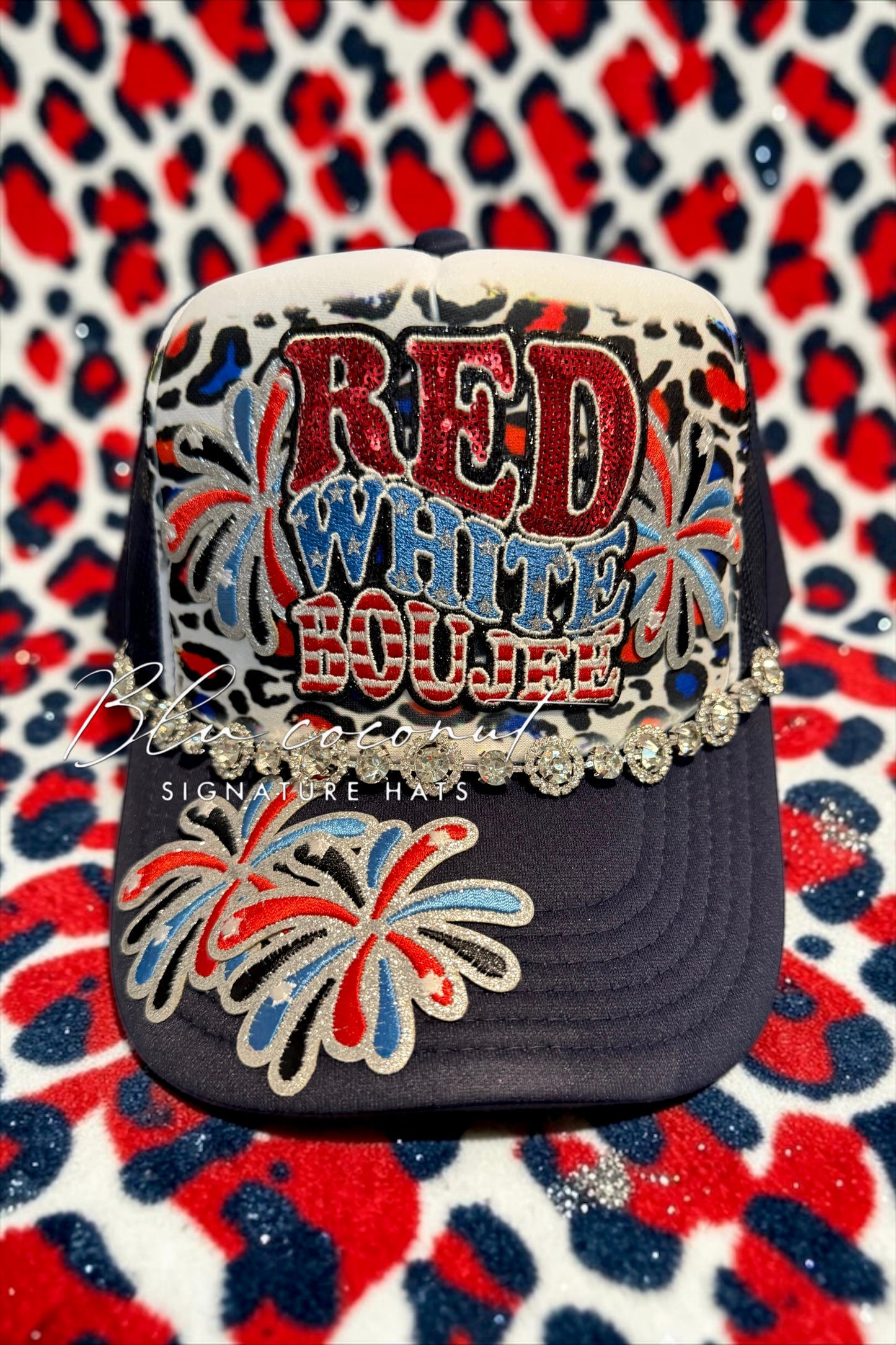 🇺🇸❤️🤍💙 RED, WHITE & BOUJEE TRUCKER ❤️🤍💙🇺🇸