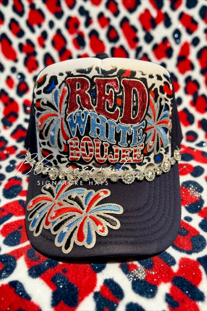 🇺🇸❤️🤍💙 RED, WHITE & BOUJEE TRUCKER ❤️🤍💙🇺🇸