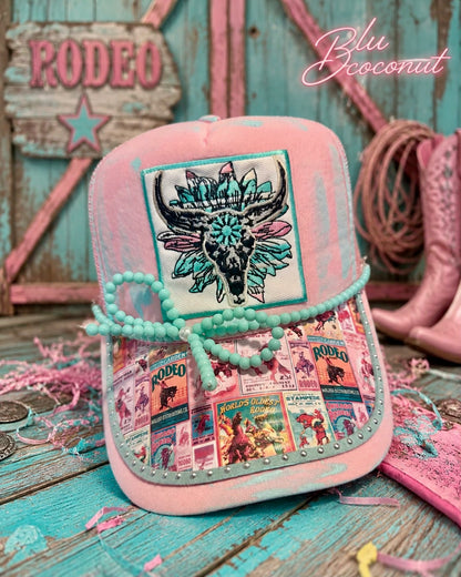 Blu Coconut Pink Rodeo Trucker