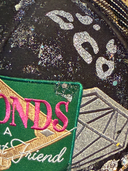 Blu Coconut Diamonds Trucker