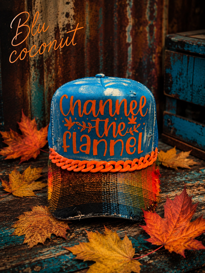 Blu Coconut Channel the Flannel Trucker 🧡