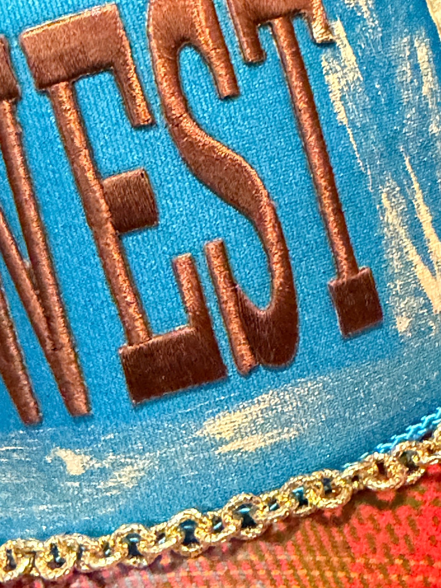 Blu Coconut Midwest Flannel Trucker 🧡