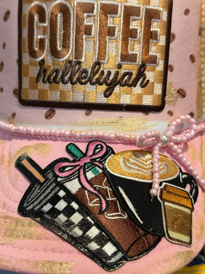 Blu Coconut coffee hallelujah Trucker
