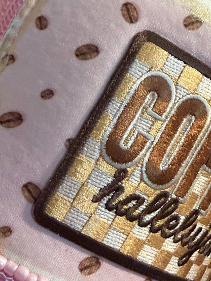 Blu Coconut coffee hallelujah Trucker