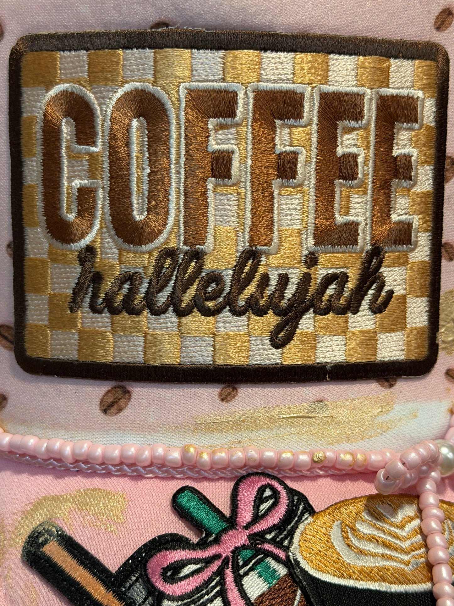 Blu Coconut coffee hallelujah Trucker