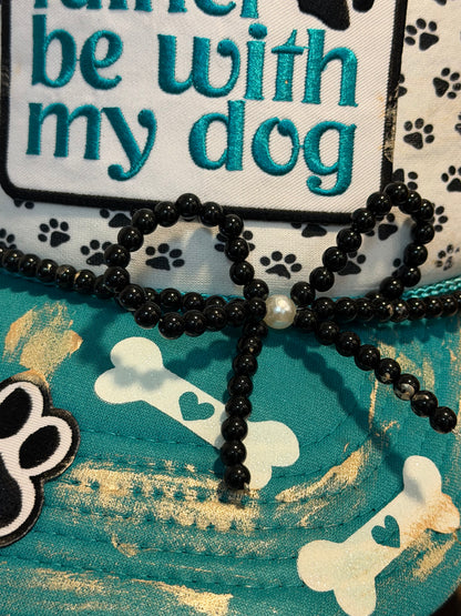 Blu Coconut rather be with my dog Trucker hat