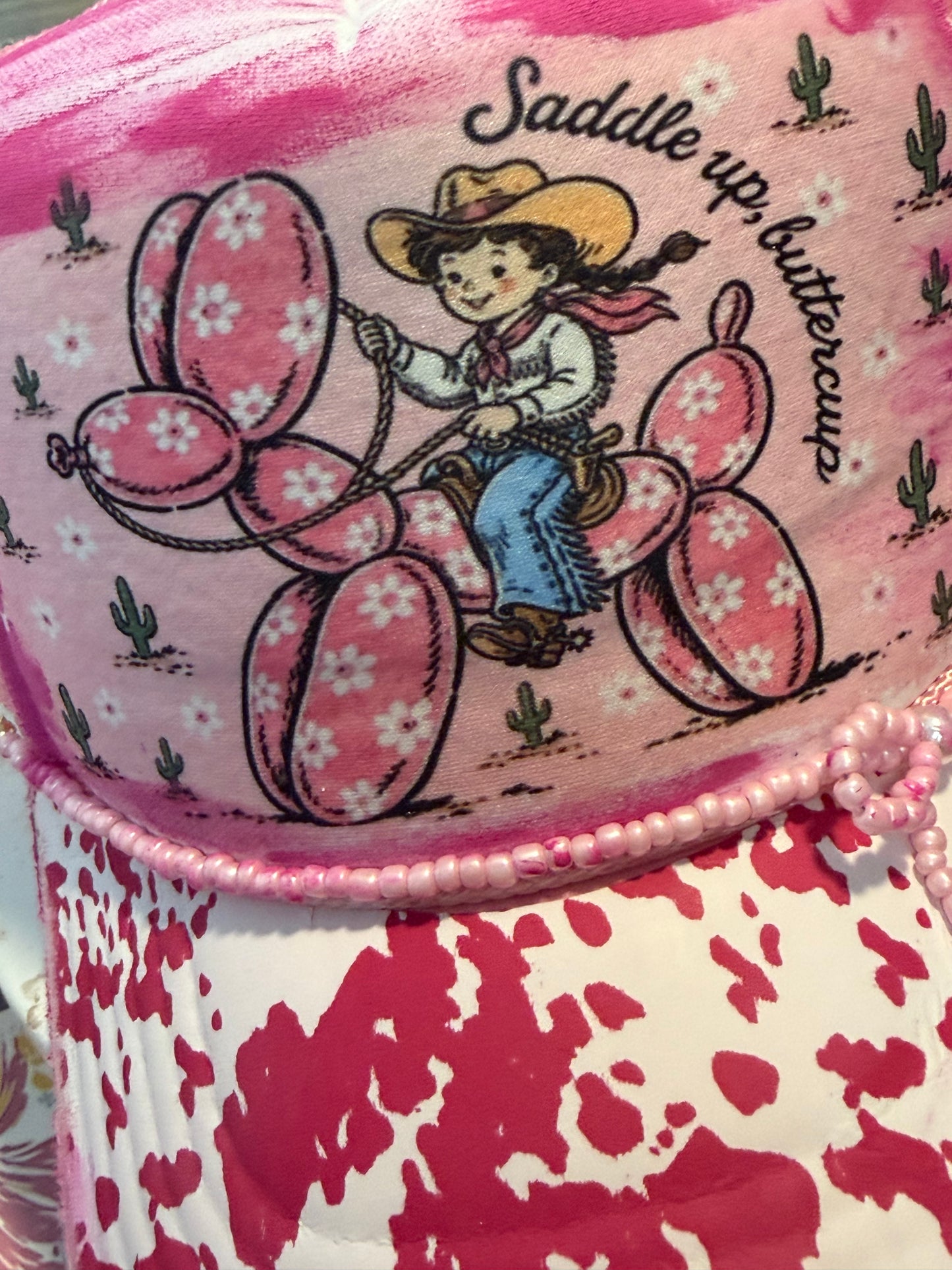 Blu Coconut Saddle Up Buttercup Trucker