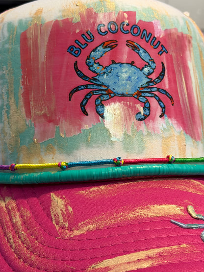 Blu Coconut Crabby Trucker