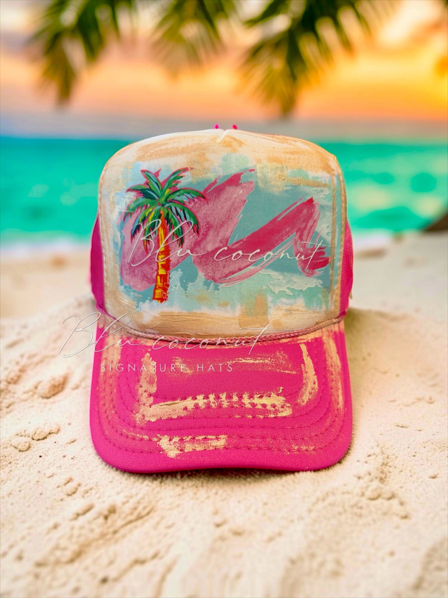 Blu Coconut Trucker